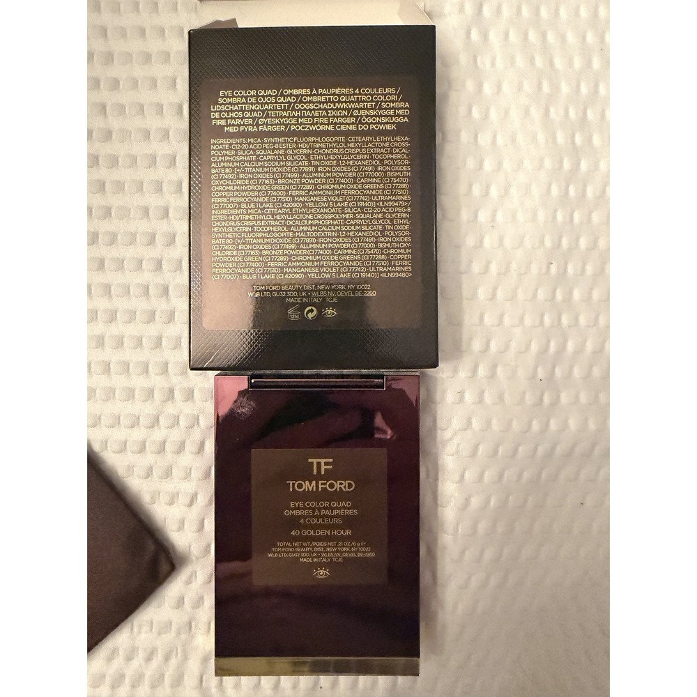 Tom Ford Eye Color Quad Eyeshadow Palette 40 Golden Hour New in Box - Picture 3 of 5